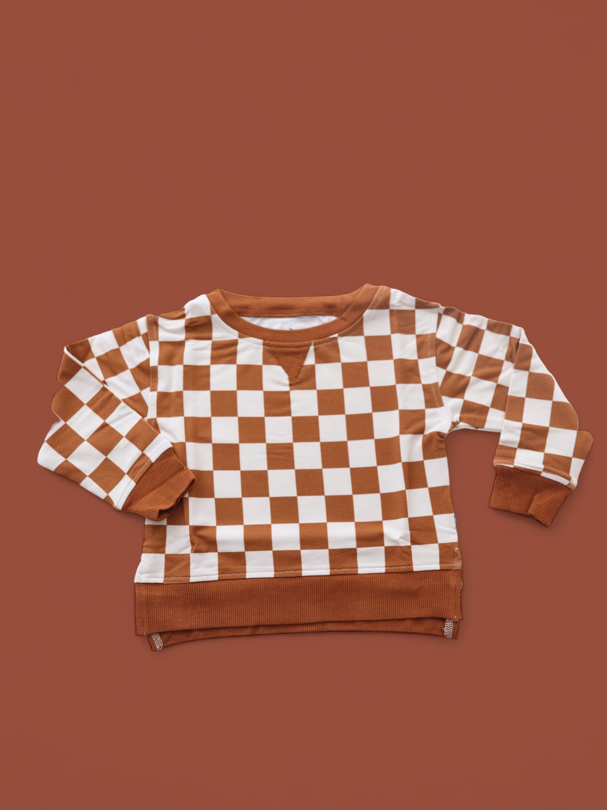 DREAM BIG LITTLE CO COPPER CHECKERS DREAM PULLOVEREveretts Place