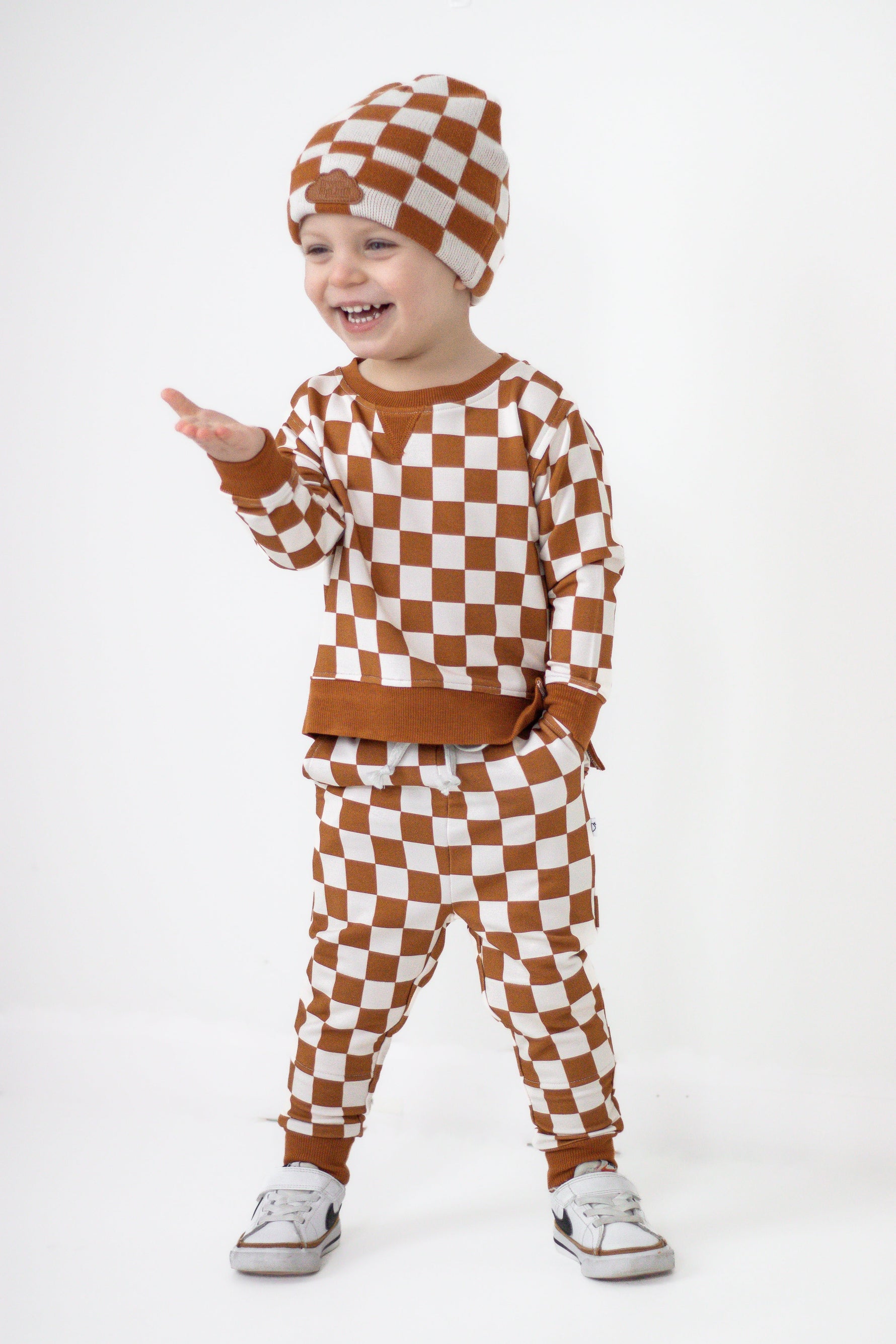 DREAM BIG LITTLE CO COPPER CHECKERS DREAM PULLOVEREveretts Place
