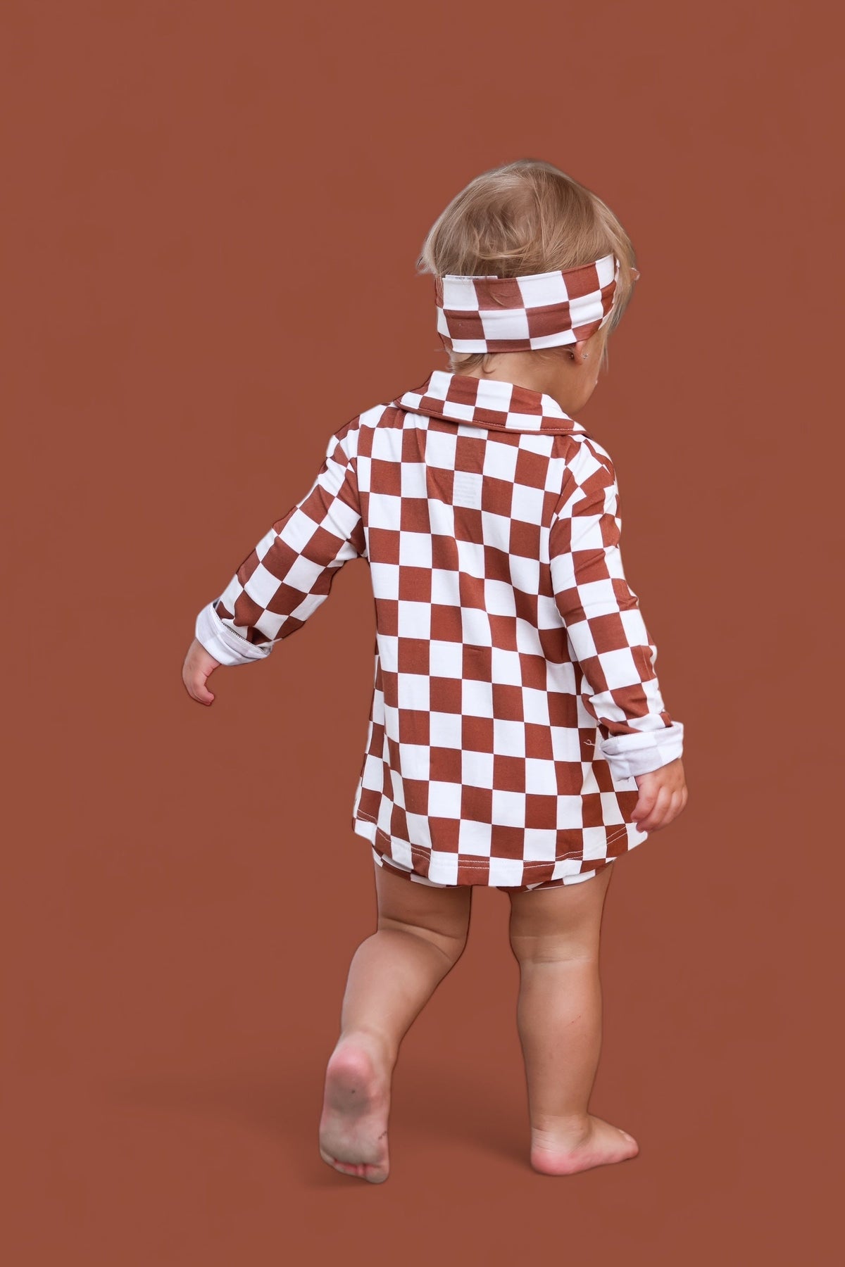 DREAM BIG LITTLE CO COPPER CHECKERS GIRL'S DREAM GOWNEveretts Place