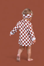 DREAM BIG LITTLE CO COPPER CHECKERS GIRL'S DREAM GOWNEveretts Place