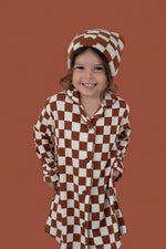 DREAM BIG LITTLE CO COPPER CHECKERS GIRL'S DREAM GOWNEveretts Place