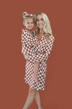 DREAM BIG LITTLE CO COPPER CHECKERS GIRL'S DREAM GOWNEveretts Place