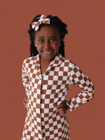 DREAM BIG LITTLE CO COPPER CHECKERS GIRL'S DREAM GOWNEveretts Place