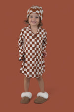 DREAM BIG LITTLE CO COPPER CHECKERS GIRL'S DREAM GOWNEveretts Place