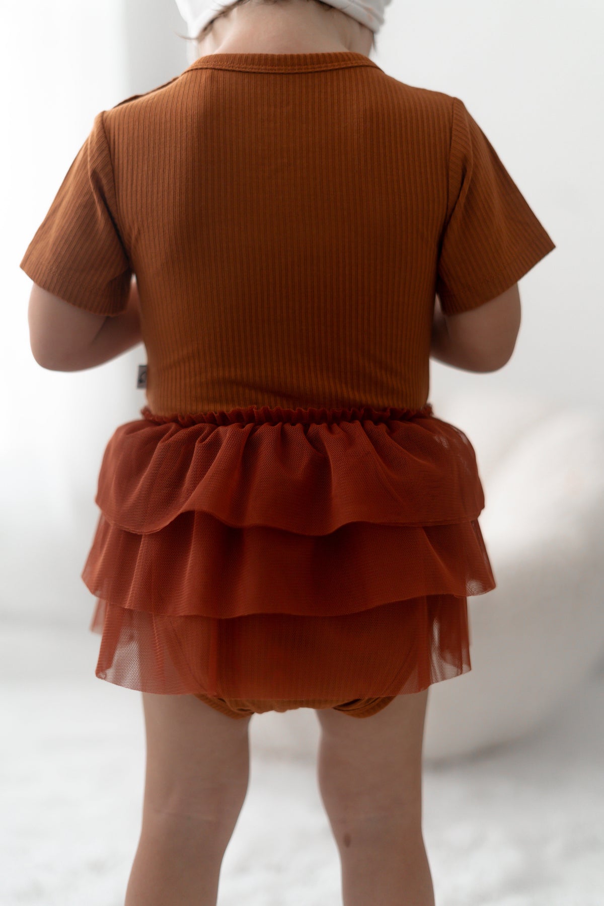DREAM BIG LITTLE CO COPPER RIB DREAM TUTU BODYSUIT DRESSEveretts Place