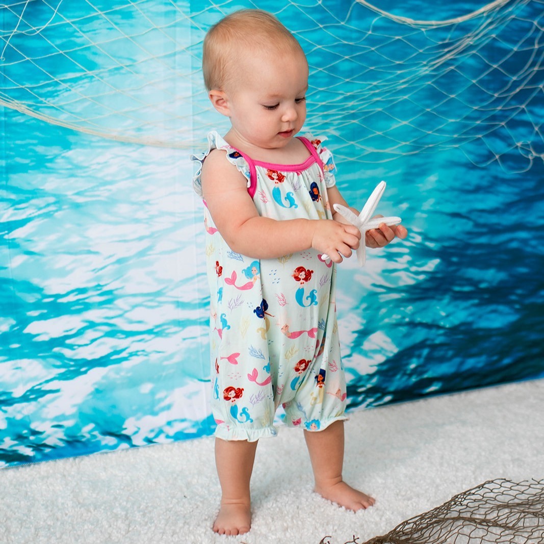 Coral Cuties Bubble Romper by Bestaroo