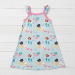 Coral Cuties Flutter Sleeve Dress by Bestaroo