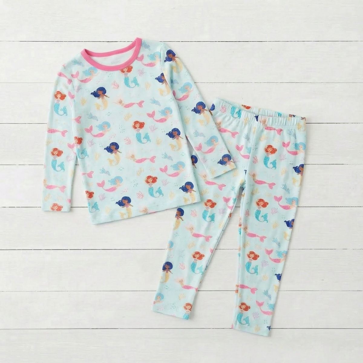 Coral Cuties L/S Pajama by Bestaroo
