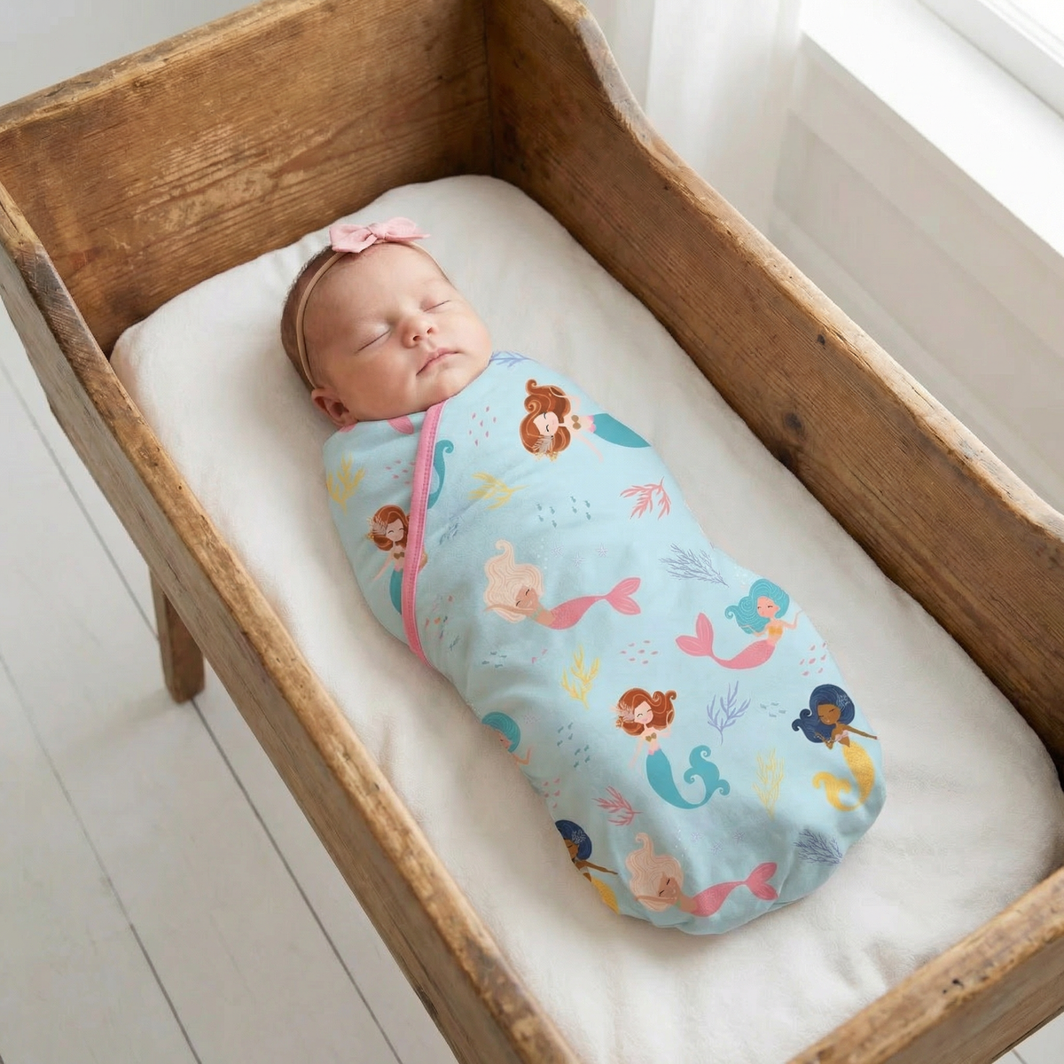 Coral Cuties Swaddle by Bestaroo