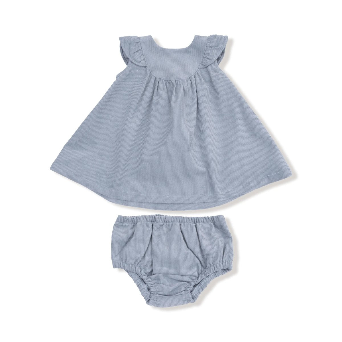 Angel Dear Corduroy Scoop Yoke Dress With Bloomer Set For Baby - Everetts Place Boutique - 