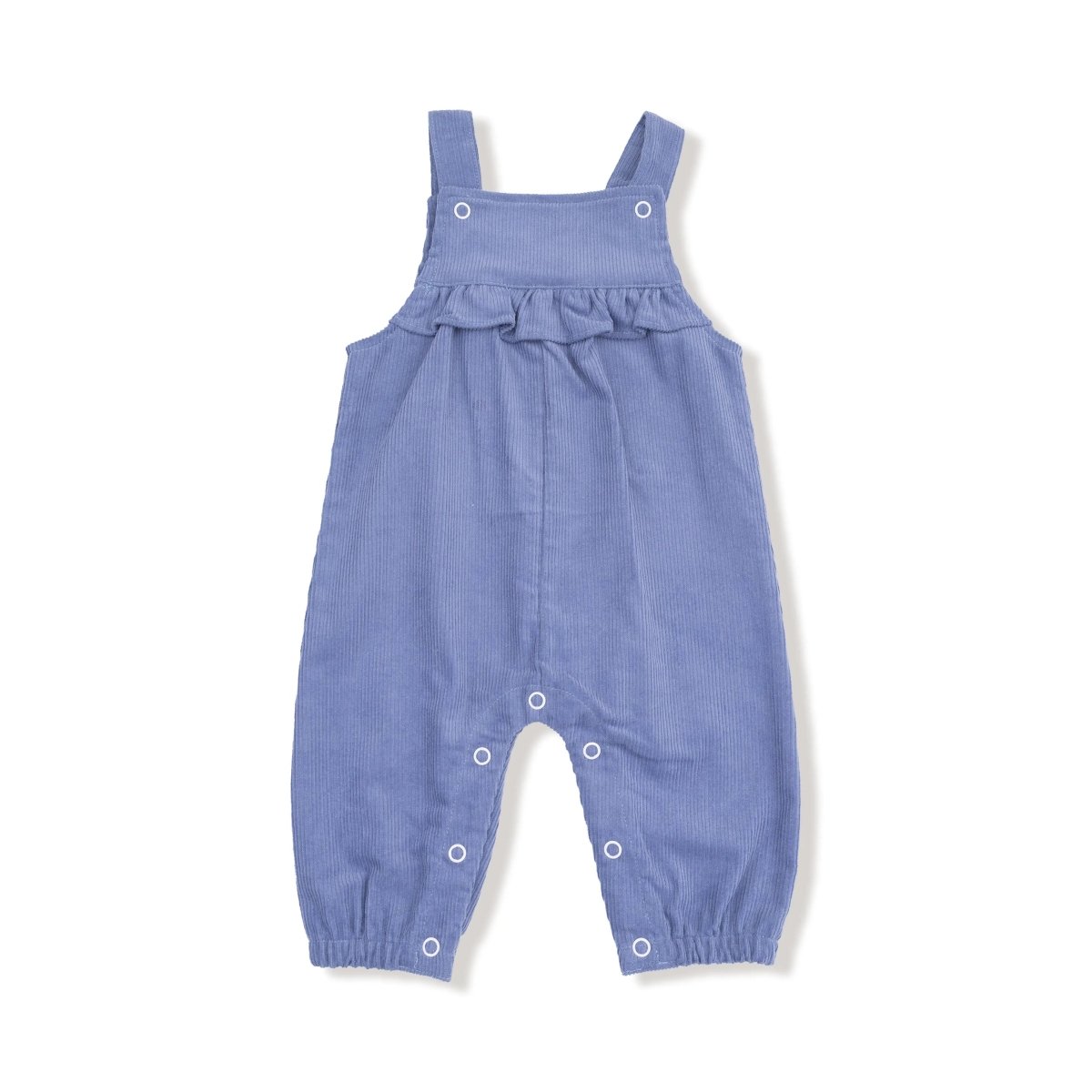Angel Dear Corduroy Yoke Ruffle Overall for Kids Girls Playwear - Everetts Place Boutique - 