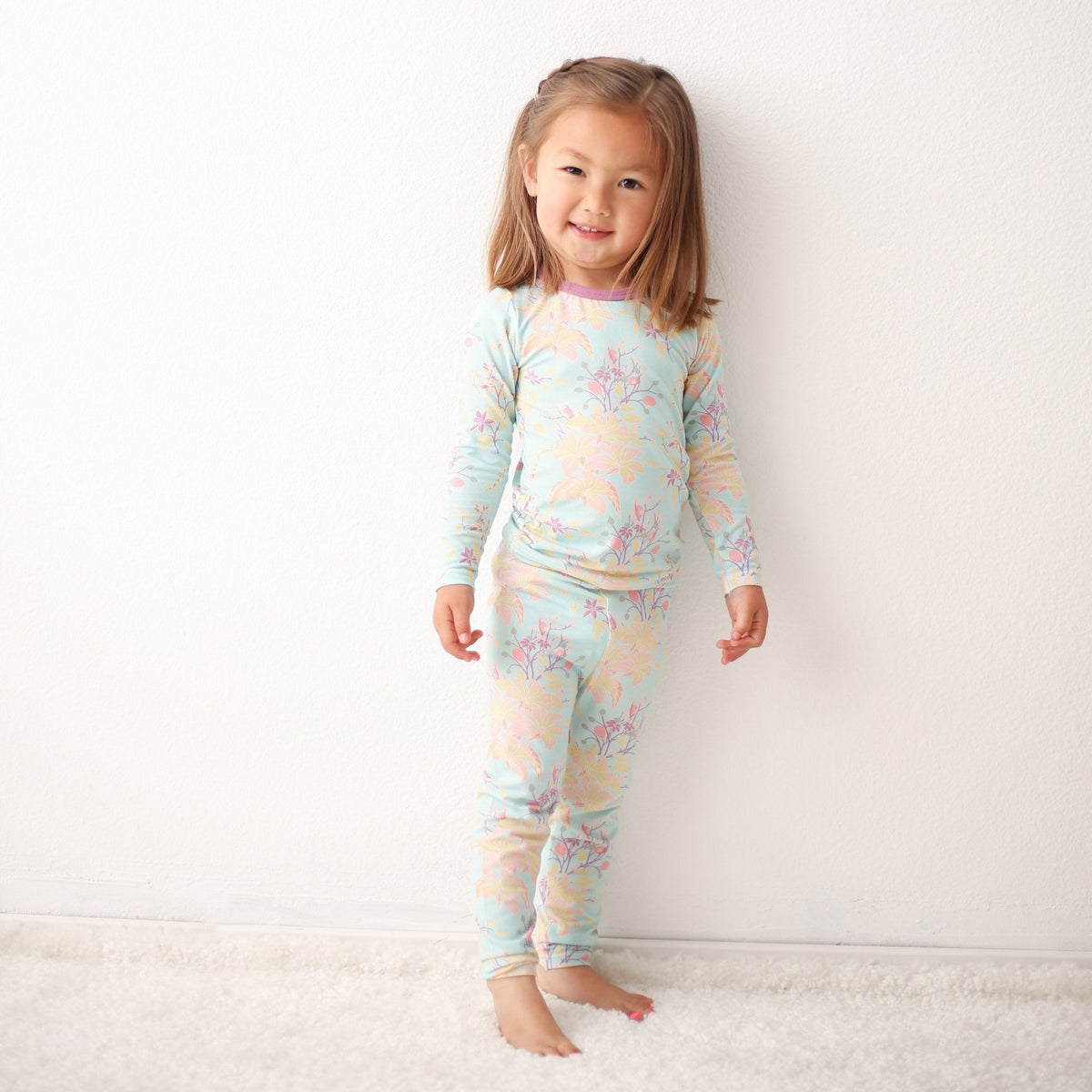 Summer Florals Aqua Pajama by Bestaroo