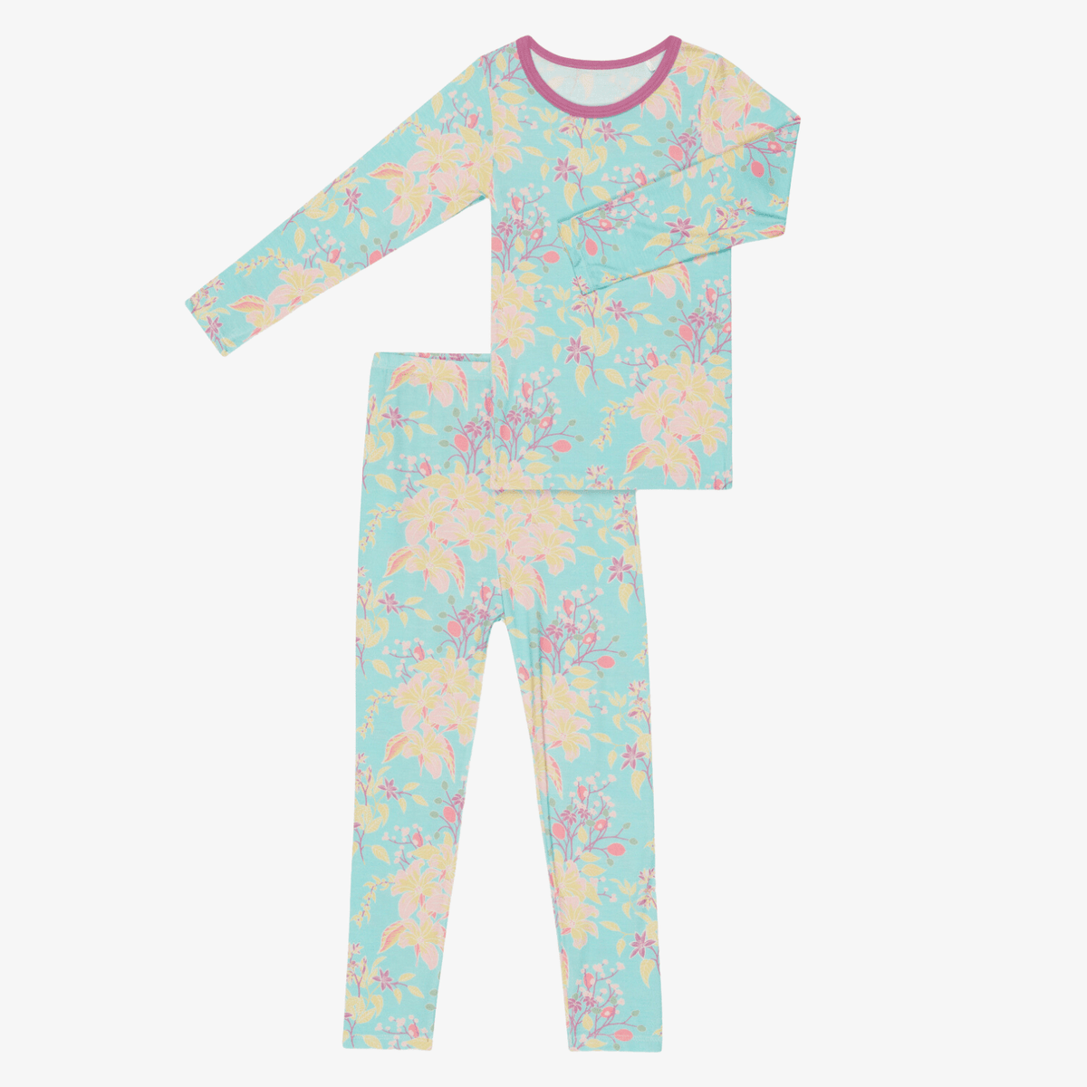 Summer Florals Aqua Pajama by Bestaroo