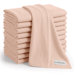 Comfy Cubs Cotton Burp Cloths in BlushEveretts Place