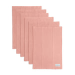 Comfy Cubs Cotton Burp Cloths in Bold Blush - 