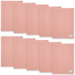 Comfy Cubs Cotton Burp Cloths in Bold Blush - 