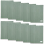 Comfy Cubs Cotton Burp Cloths in Fern - 