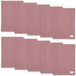 Comfy Cubs Cotton Burp Cloths in Mauve - 