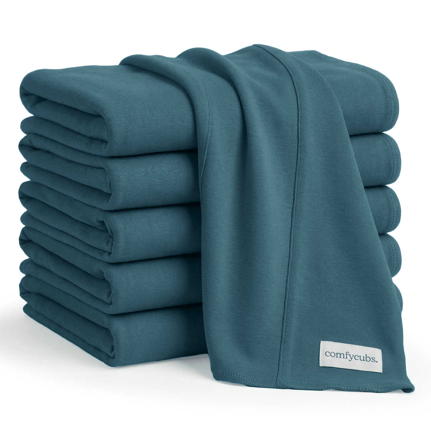 Comfy Cubs Cotton Burp Cloths in NeptuneEveretts Place