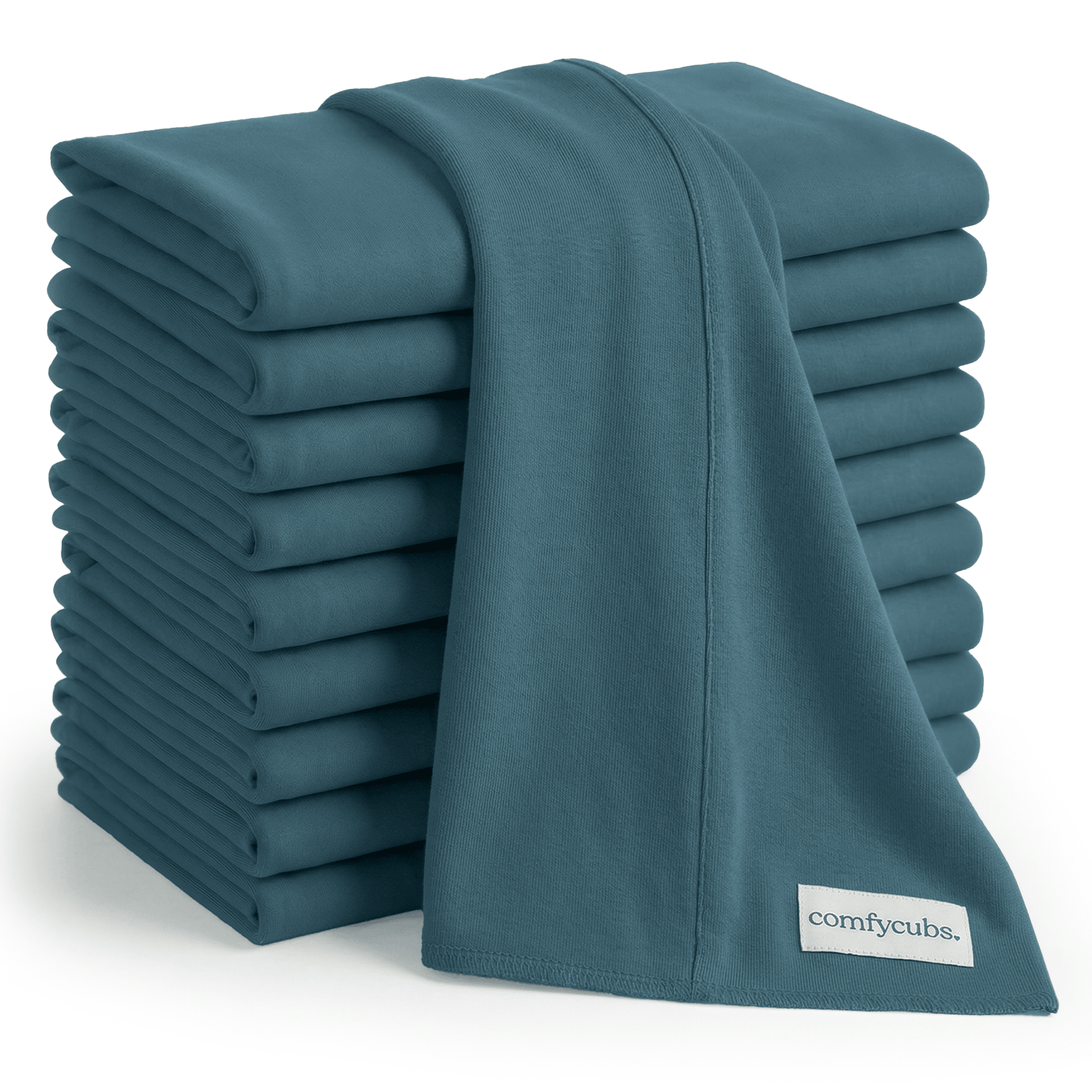 Comfy Cubs Cotton Burp Cloths in NeptuneEveretts Place