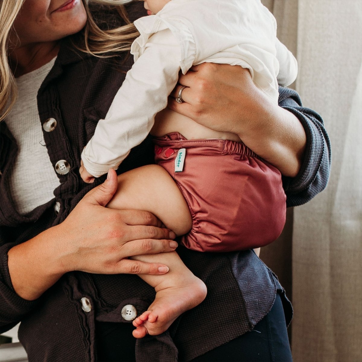 Solid Color: Essentials Pocket Cloth Diaper with Athletic Wicking Jersey, Grows with your Baby - Everetts Place Boutique - Pocket Diaper