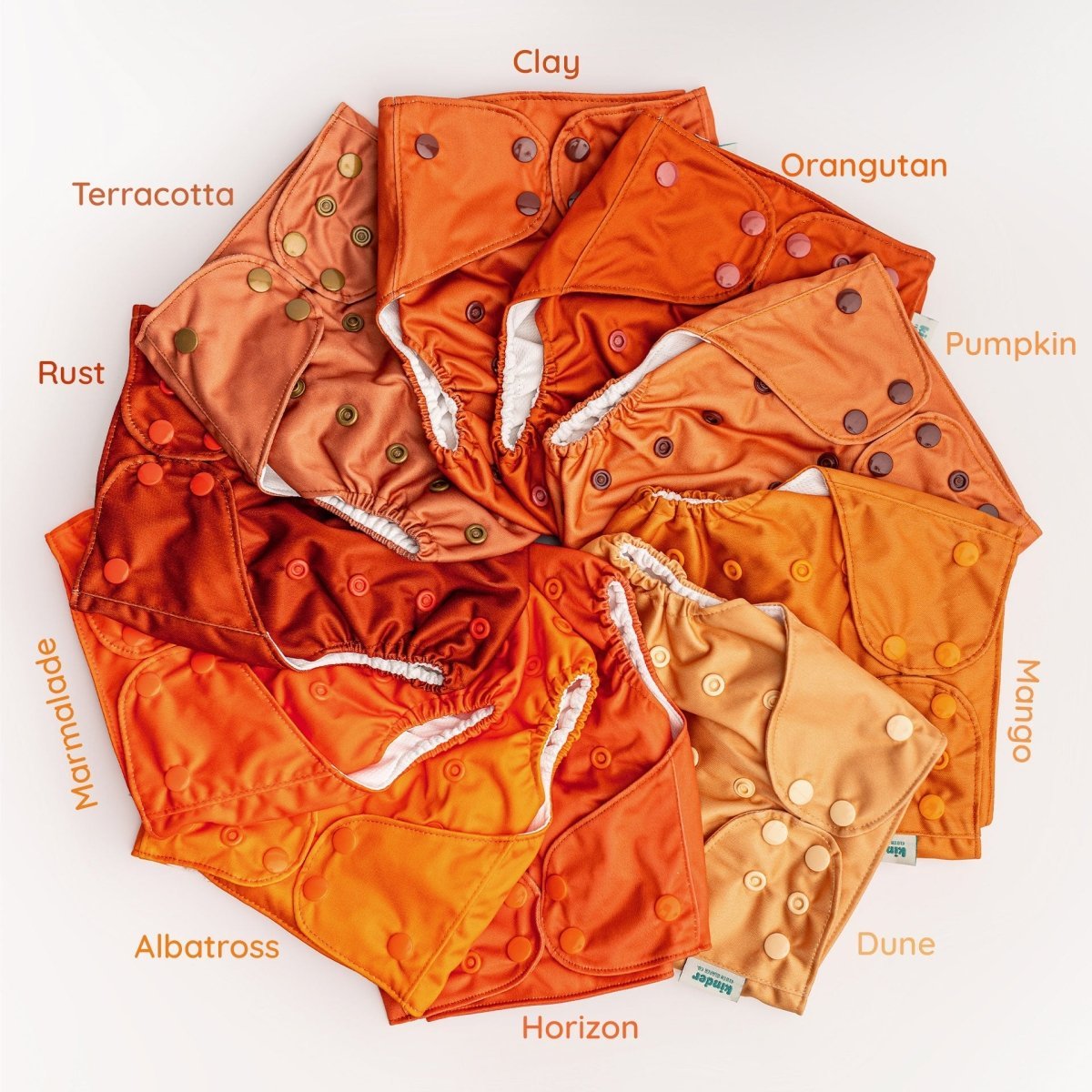 Solid Color: Essentials Pocket Cloth Diaper with Athletic Wicking Jersey, Grows with your Baby - Everetts Place Boutique - Pocket Diaper