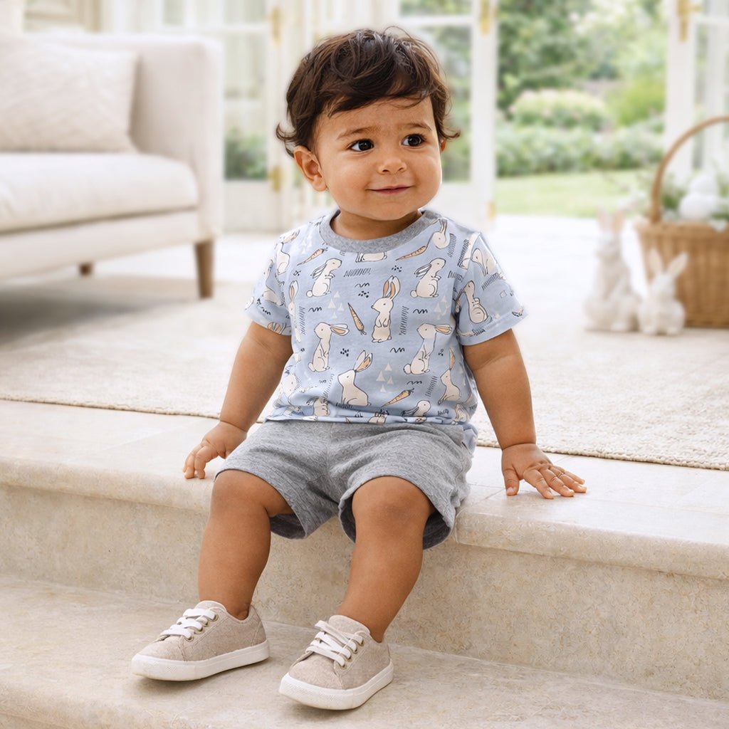 Tesa Babe Cottontail Crew Bamboo & Cotton Easter Set for BoysEveretts Place