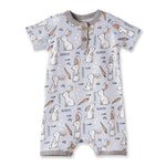 Tesa Babe Cottontail Crew Bamboo Easter Shorty Romper for Baby BoysEveretts Place