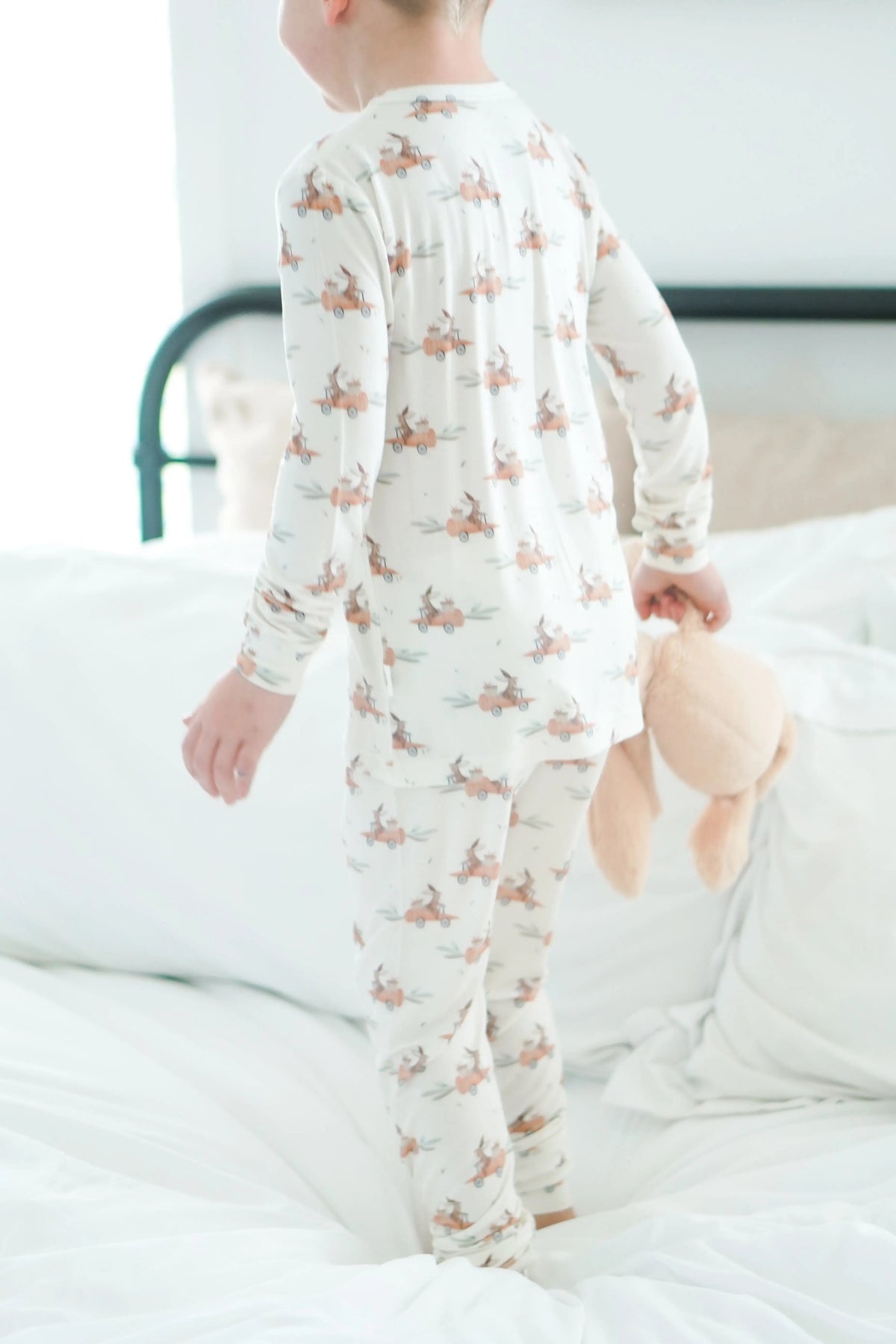 Little Joy Co. Cottontail Cruisers 2pc Modal Pajamas - 