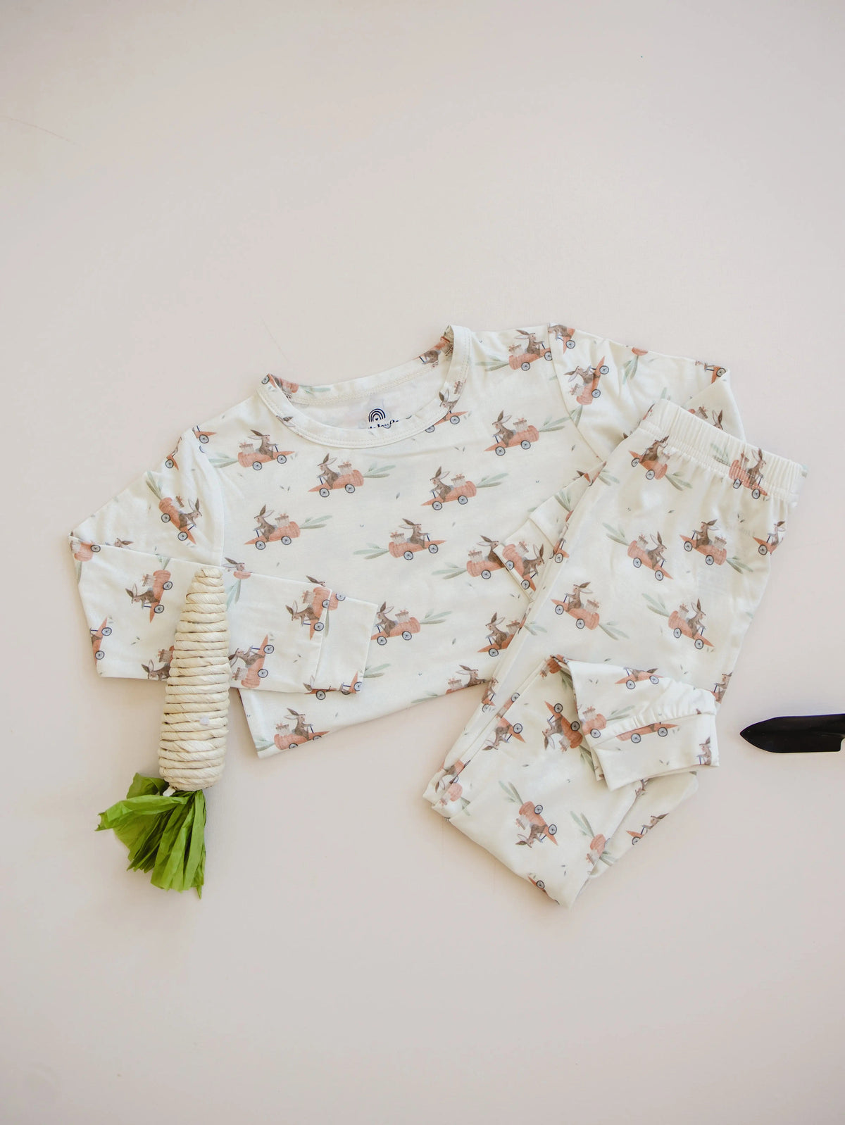 Little Joy Co. Cottontail Cruisers 2pc Modal Pajamas - 