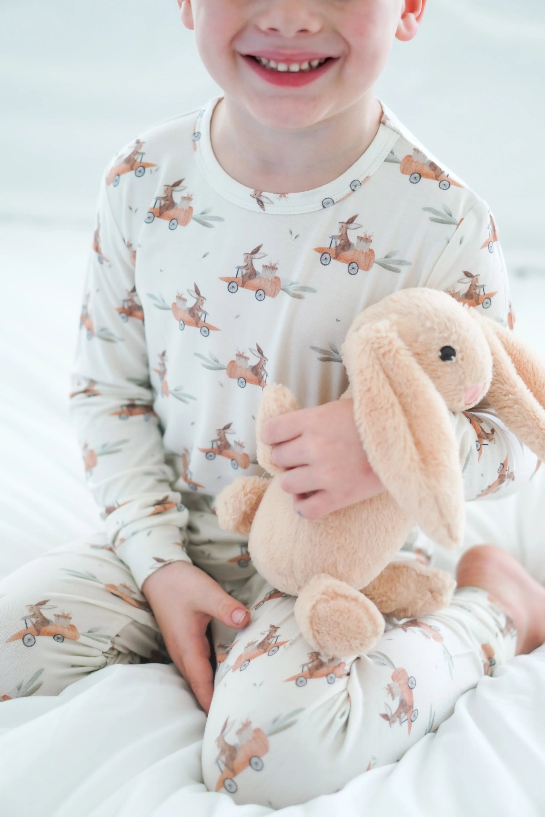Little Joy Co. Cottontail Cruisers 2pc Modal Pajamas - 