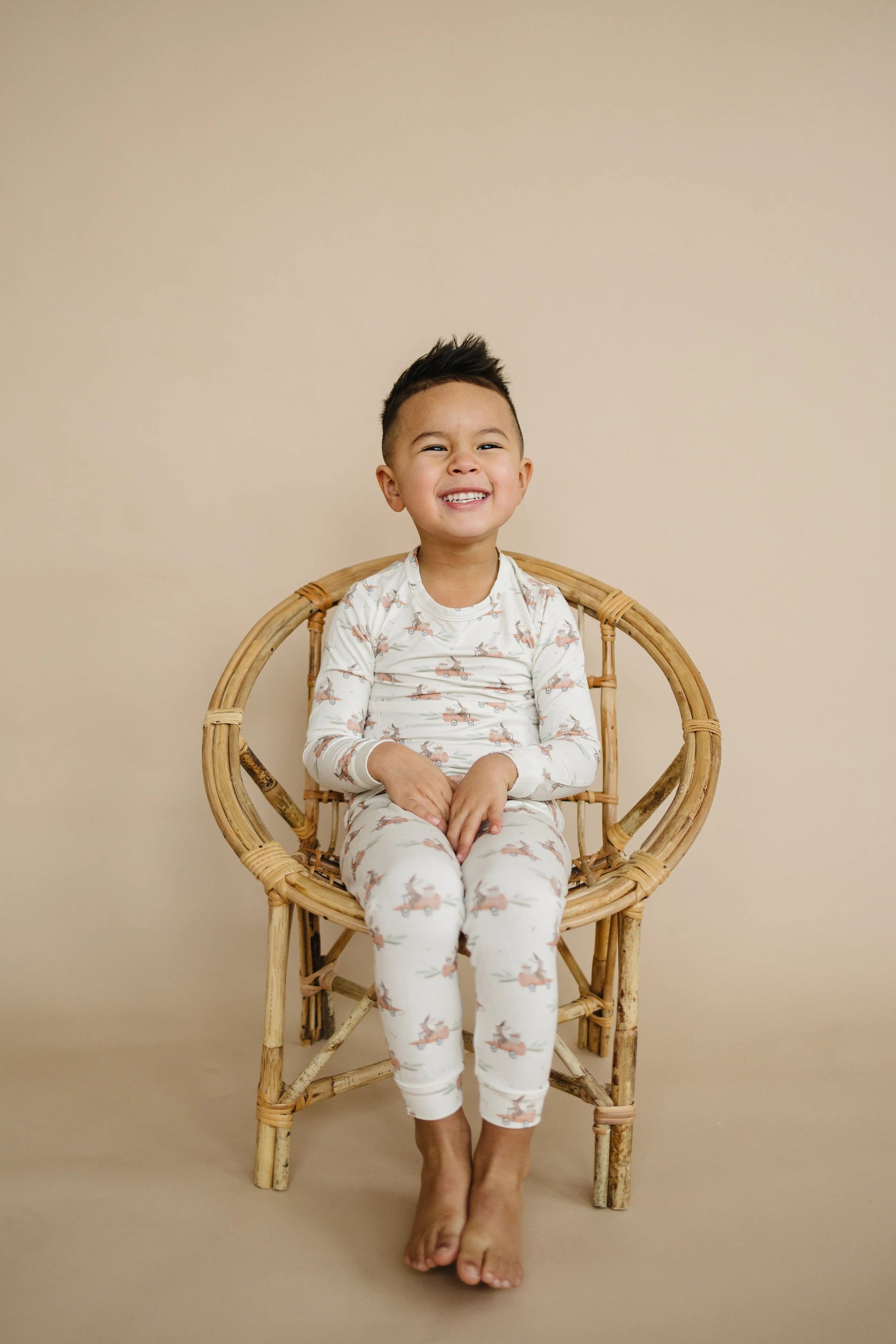Little Joy Co. Cottontail Cruisers 2pc Modal Pajamas - 