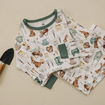 Little Joy Co. Cottontail Garden Bamboo Pajamas 2 Piece Sleepwear Soft - Everetts Place Boutique - 