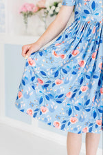 Mila & Rose ® Country Blooms S/S Pocket Twirl Dress - 