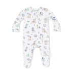 Angel Dear Country Club Dogs Neutral - 2 Way Zipper Footie - 