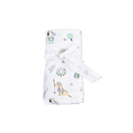 Angel Dear Country Club Dogs Neutral - Swaddle Blanket - 