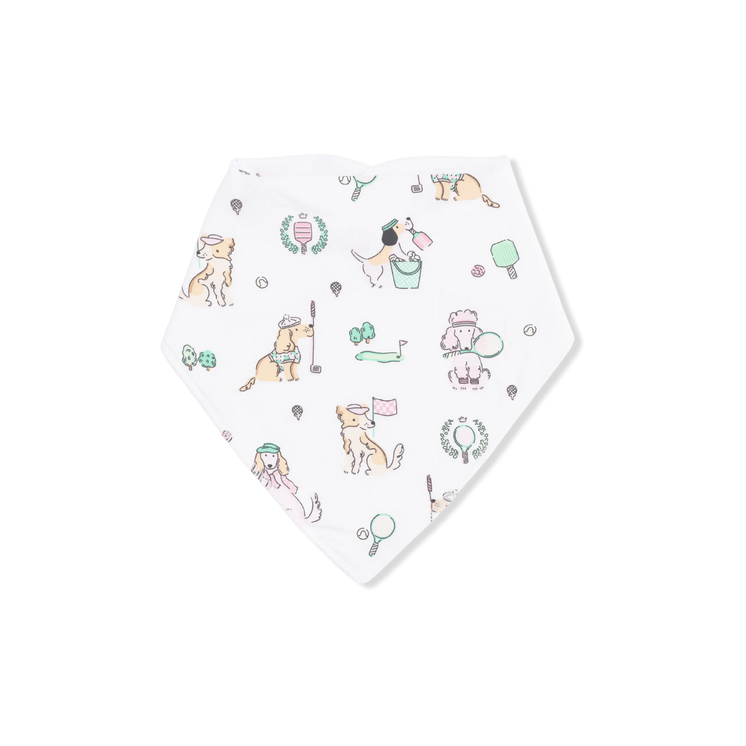 Country Club Dogs Pink - Bandana Bib - Bib, Baby & Toddler Clothing, Tie | Everetts Place