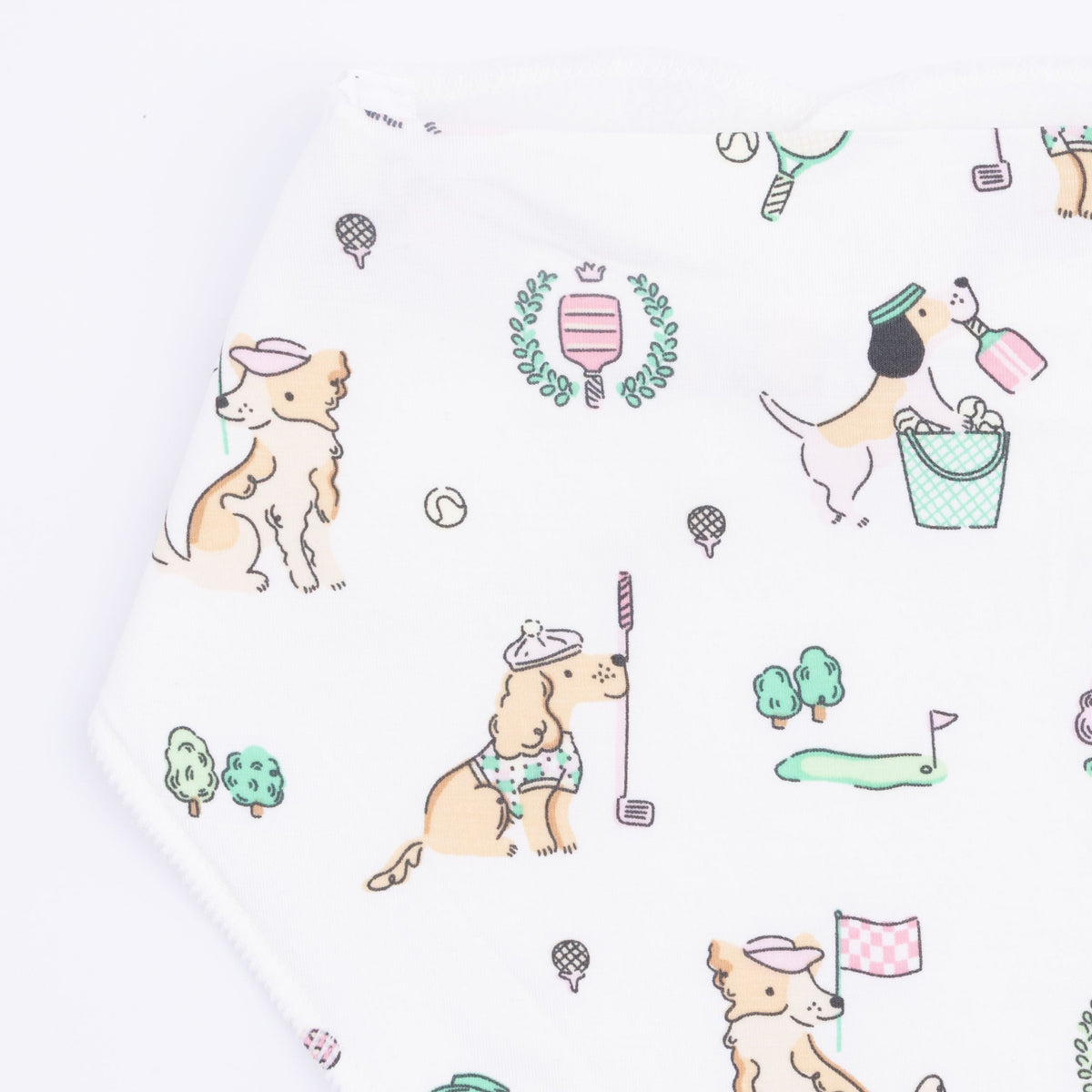 Angel Dear Country Club Dogs Pink - Bandana Bib - 
