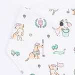 Angel Dear Country Club Dogs Pink - Bandana Bib - 