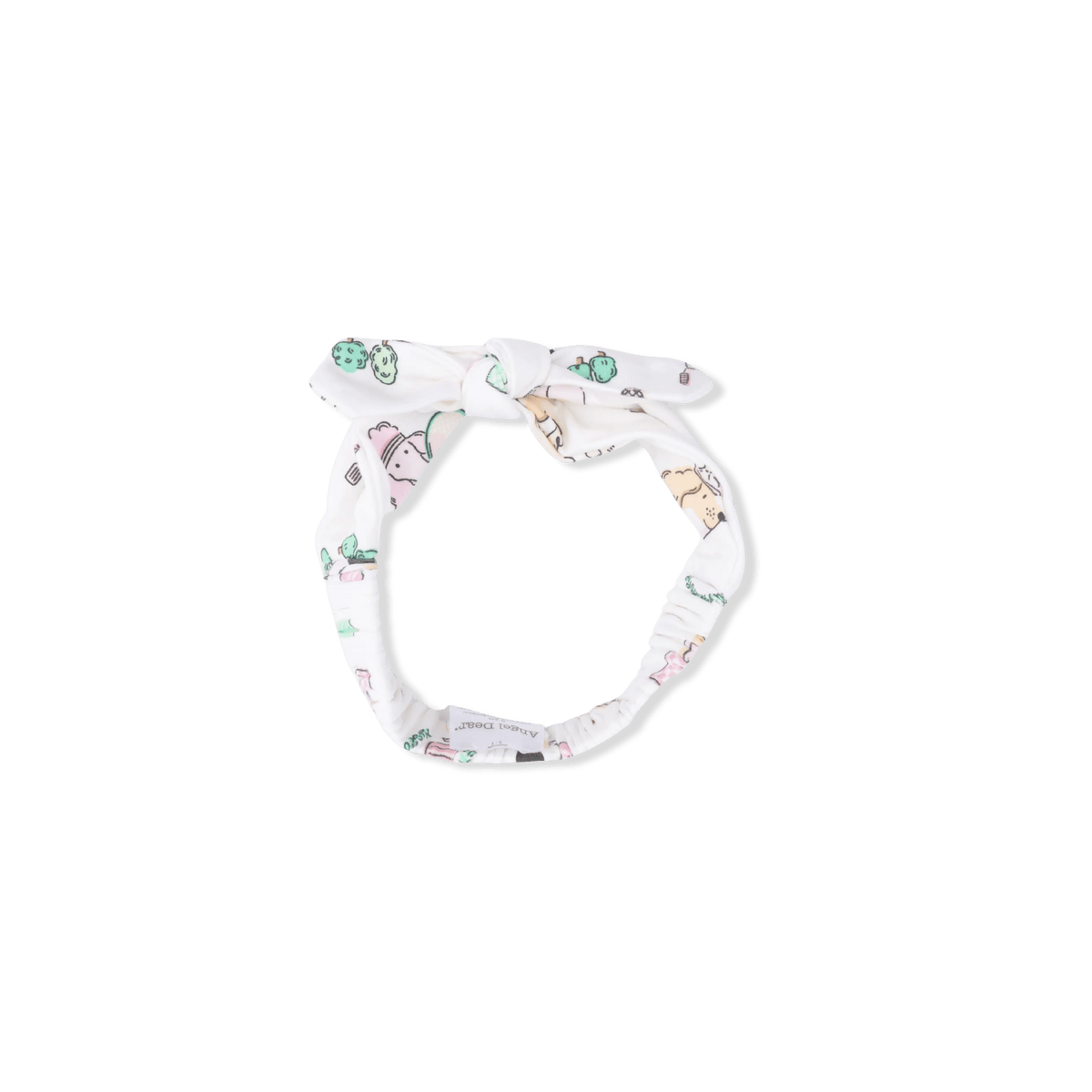 Angel Dear Country Club Dogs Pink - Knot Headband - 