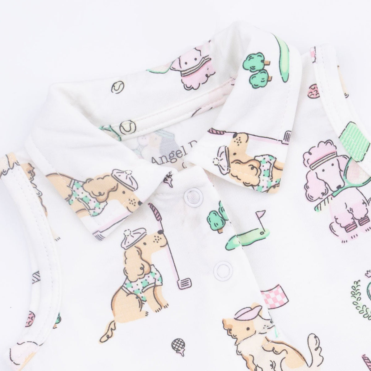 Angel Dear Country Club Dogs Pink - Polo Tennis Dress - 