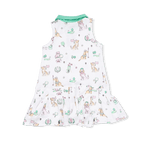 Angel Dear Country Club Dogs Pink - Polo Tennis Dress with Cartwheel Short - 