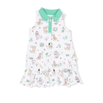 Angel Dear Country Club Dogs Pink - Polo Tennis Dress with Cartwheel Short - 