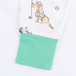 Angel Dear Country Club Dogs Pink - Short Sleeve Loungewear Set - 