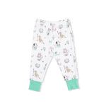Angel Dear Country Club Dogs Pink - Short Sleeve Loungewear Set - 