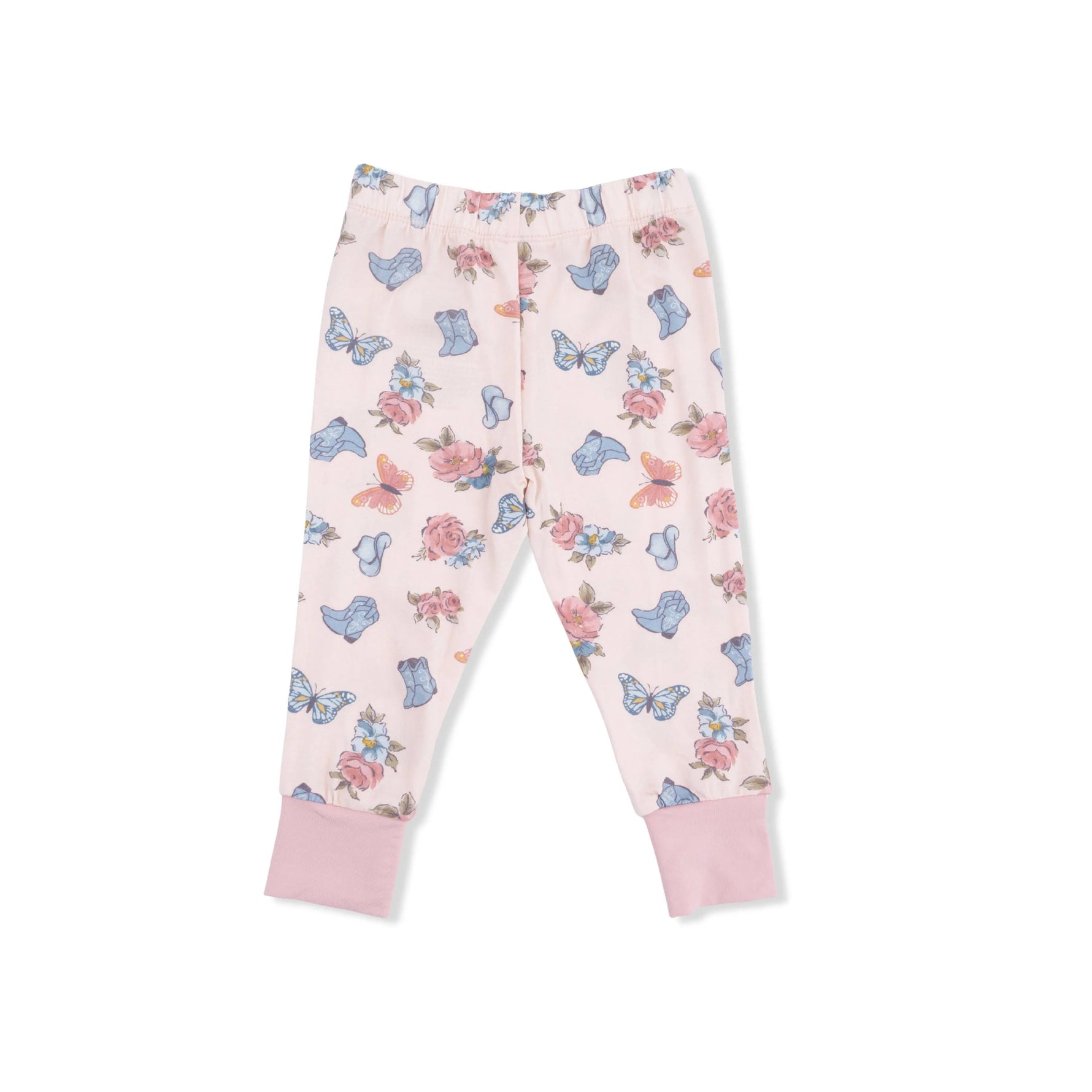 Angel Dear Country Girl Boots - Short Sleeve Loungewear Set - 