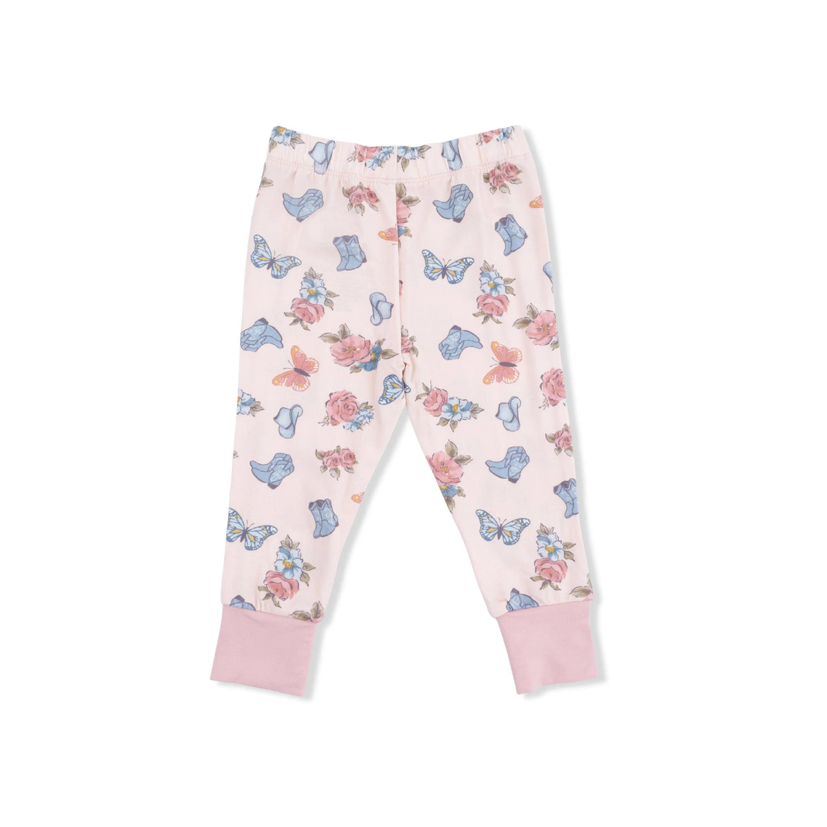 Angel Dear Country Girl Boots - Short Sleeve Loungewear Set - 
