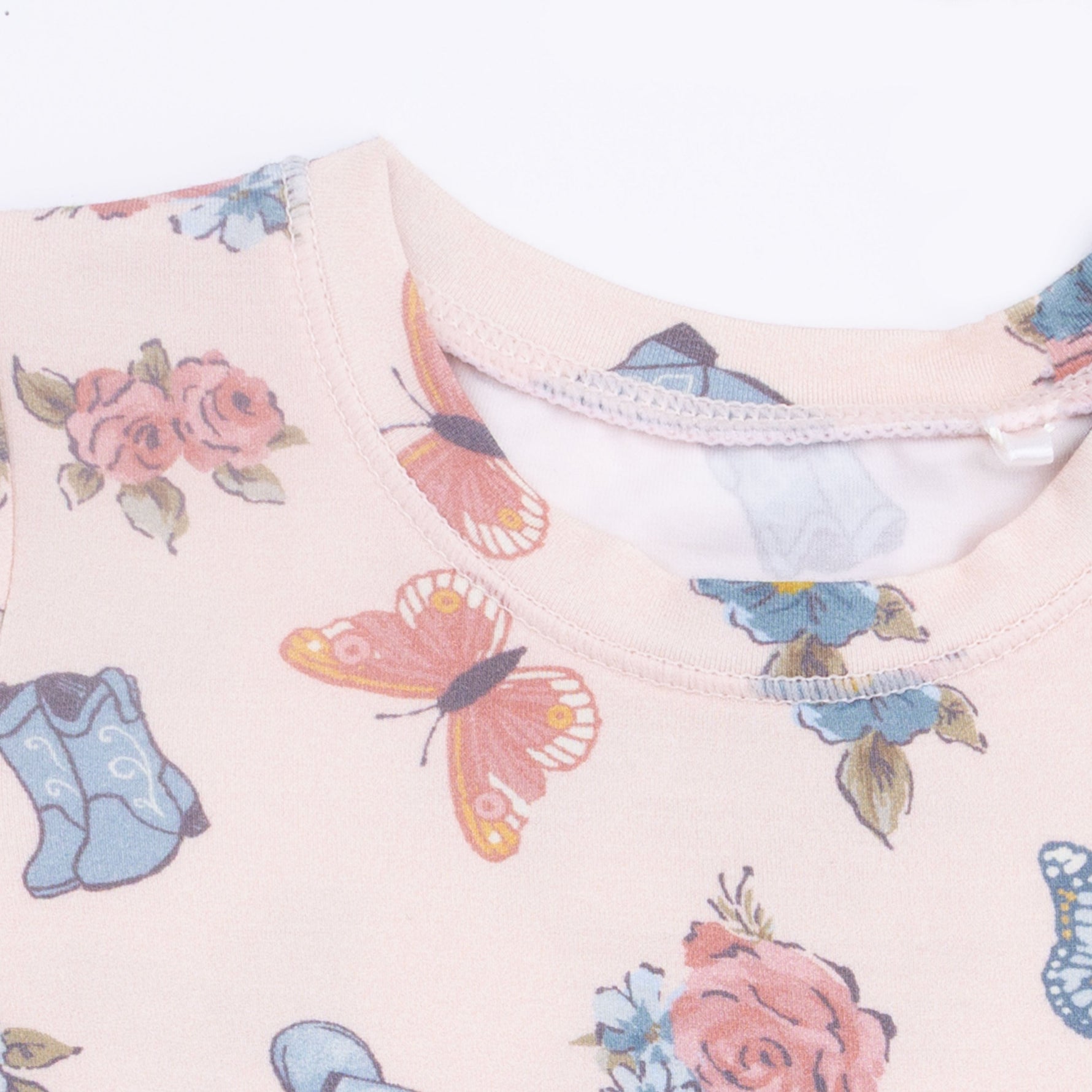 Angel Dear Country Girl Boots - Short Sleeve Loungewear SetEveretts Place