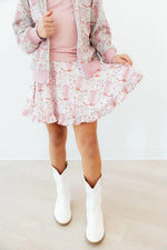 Country Girl Ruffle Twirl Skort - Sleeve, Pink, Fashion, Collar, Textile | Everetts Place