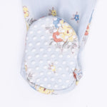 Angel Dear Country Stitch Floral - 2 Way Ruffle Back Zipper FootieEveretts Place